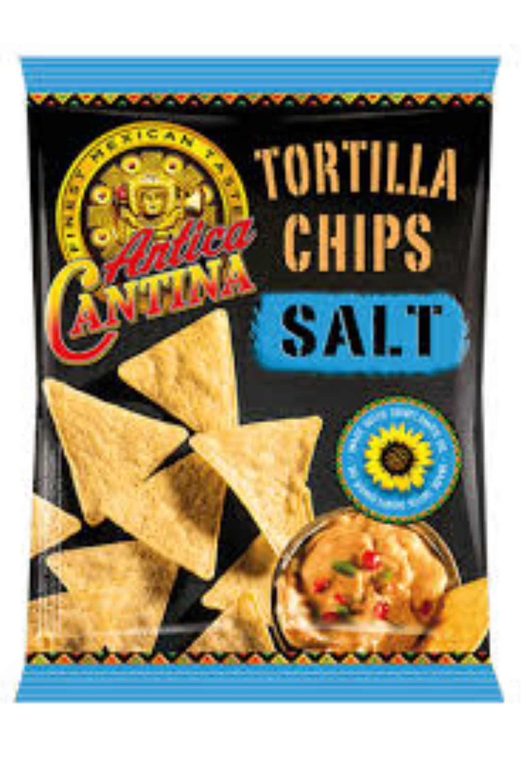 CANTINA SALTED NATURAL ROCK SALTED TORTILLA CHIPS 450G